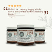 Euphoric Herbals Lush Leche - Breastfeeding Supplement Breastfeeding Capsules White Smoke 7-10 Day Supply,15-20 Day Supply,30-40 Day Supply