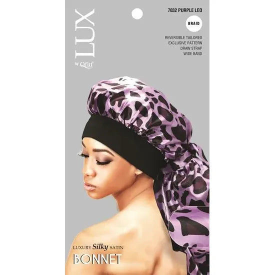 VIP Extensions Lux by Qfitt Bonnet (Braid) Hair Accessories Gray Purple Leo
