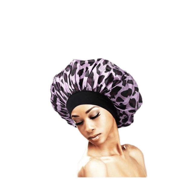 VIP Extensions Lux by Qfitt Bonnet (L-XL) Hair Accessories Black Purple Leo