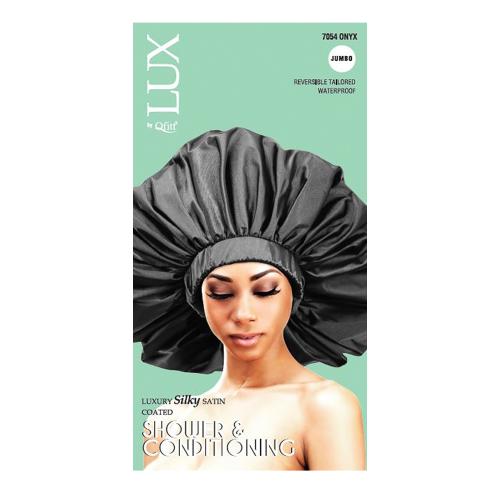 VIP Extensions Lux by Qfitt Coated Shower & Conditioning Cap Hair Accessories Light Green Onyx