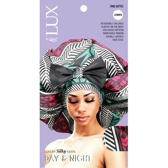 VIP Extensions Lux by Qfitt Day & Night Bonnet (Jumbo) Hair Accessories Light Steel Blue AZTEC (7063)