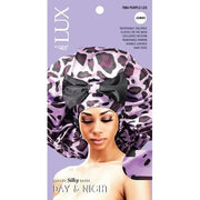 VIP Extensions Lux by Qfitt Day & Night Bonnet (Jumbo) Hair Accessories Light Steel Blue PURPLE LEO    (7063)