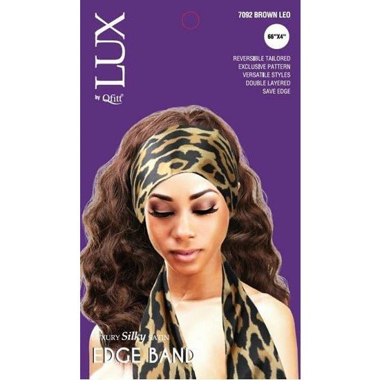 VIP Extensions Lux by Qfitt Edge Band Hair Accessories Dark Slate Blue Aztec,Baroque,Chain,Butterfly,Purple Leo,Red Leo,Brown Leo,Grey Leo