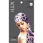VIP Extensions Lux by Qfitt Long Scarf (7084) Hair Accessories Dim Gray Purple Leo
