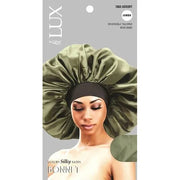 VIP Extensions Lux by Qfitt Luxury Silky Satin Bonnet Jumbo (7004) Hair Accessories Gray RUBY