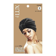 VIP Extensions LUX by Qfitt Velvet Turban Hair Accessories Rosy Brown BLACK