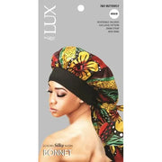 VIP Extensions Lux Silk Pattern Bonnet Braid Hair Accessories Gray BUTTERFLY