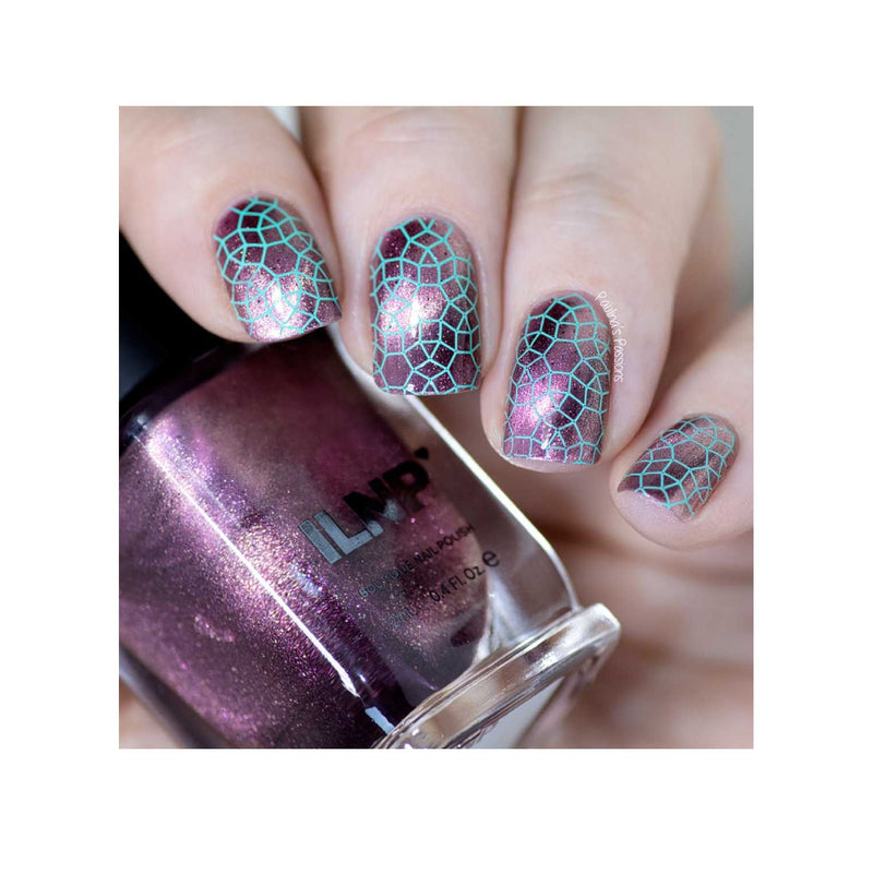 UberChic Beauty Luxe In Lines Stamping Plate Rosy Brown