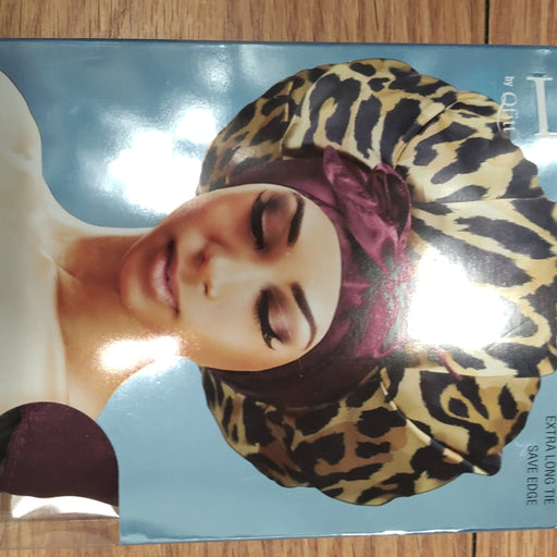 VIP Extensions Luxurious Satin Tie Bonnet Hair Accessories White Smoke