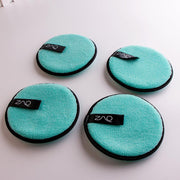 ZAQ Skin & Body ZAQ Reusable Makeup Remover Pads 4pack with Spa facial Headband Make Up Lavender Pink,White,Black,Green,Purple,Grey,Soft Pink