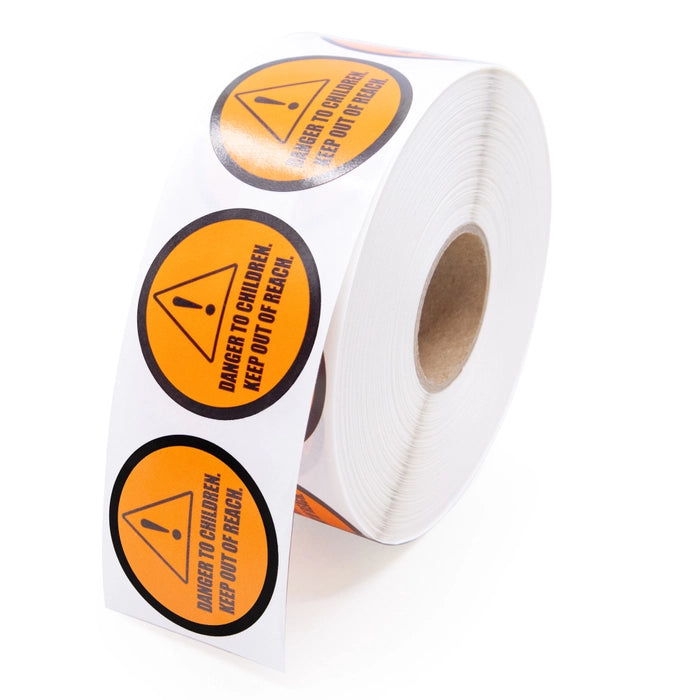 Dukal Opioid Warning Label: Accidental Ingestion Danger to Children (1,000 Labels) Medical Supplies White Smoke