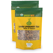 SpeedyVite® Liver LifeBoost® Tea | USDA Organic Herbal Liver Support* (4 oz / 8 oz / 28 Bags) | SpeedyVite® - FREE SHIPPING Tea Goldenrod 8oz Loose leaf / 2x 4oz Bags,8oz Loose leaf / Case of 6