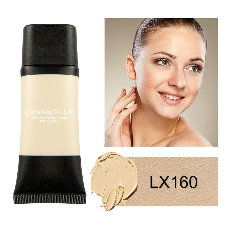 EpiLynx Luminous Foundation & Concealer Duo – Hydrating, Mineral SPF, All-Day Wear Tan 160