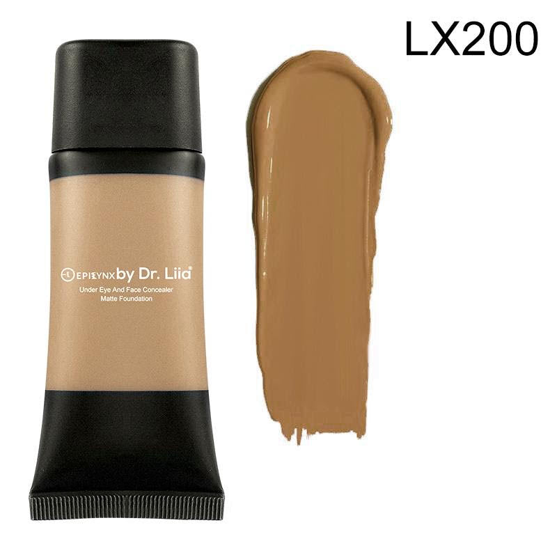 EpiLynx Luminous Foundation & Concealer Duo – Hydrating, Mineral SPF, All-Day Wear Rosy Brown 200