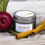 Brigid Trading Company Mabon Soy Wax Candle – McIntosh, Granny Smith, Apple Pie & Harvest Spices Premium Scented Candle Lavender 3oz pewter tin