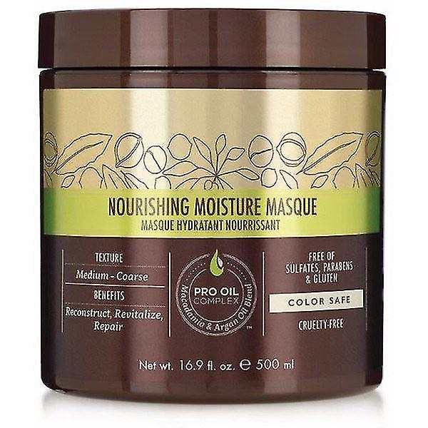 VIP Extensions Macadamia Nourishing Moisture Mask, 16.9 fl oz / 500 ml Hair Mask Dark Olive Green