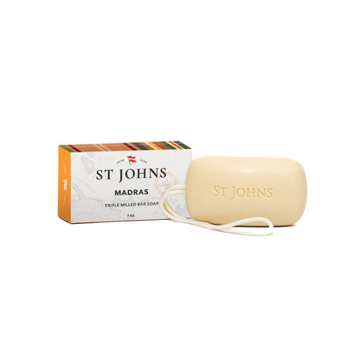 St Johns Fragrance Co LLC™ Madras Soap On a Rope Rope Bar Bisque