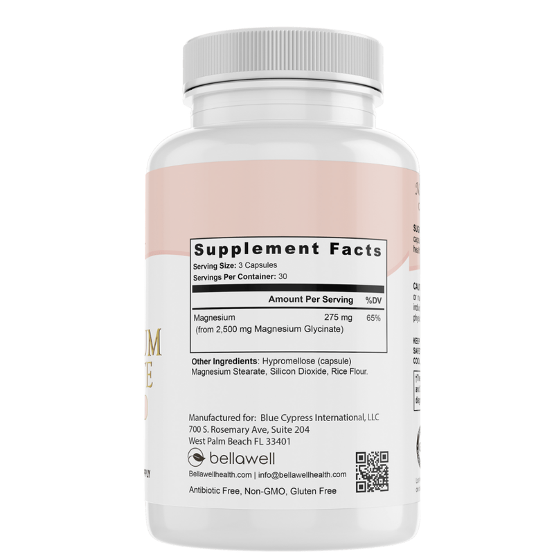 Bellawell Health Magnesium Glycinate - Cellular Balance by Bellawell Capsules Lavender