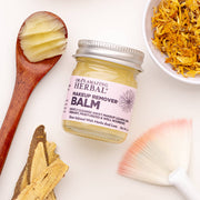 Ora's Amazing Herbal Make Up Remover Balm with Calendula, Fragrance Free Makeup Removers Antique White Jar 1 oz