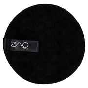 ZAQ Skin & Body Microfiber Makeup Remover Puff - Cleansing Puff Black White,Black