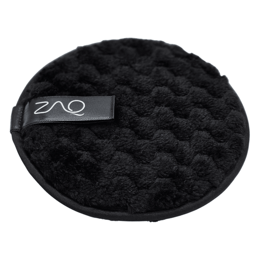 ZAQ Skin & Body Microfiber Makeup Remover Puff - Cleansing Puff Black White,Black