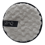 ZAQ Skin & Body Microfiber Makeup Remover Puff - Cleansing Puff Light Slate Gray White