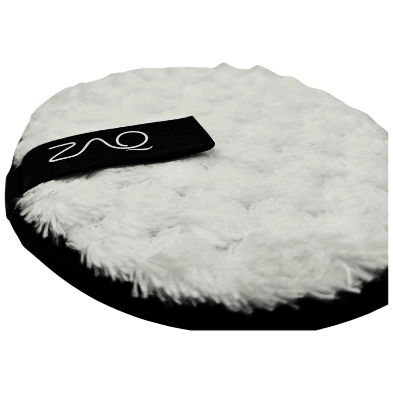 ZAQ Skin & Body Microfiber Makeup Remover Puff - Cleansing Puff Light Gray White,Black