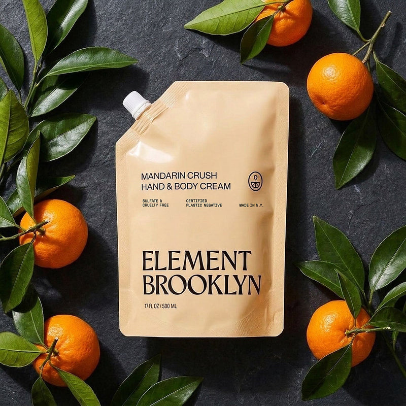 Element Brooklyn Mandarin Crush Hand & Body Cream Cream Black