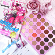 Rude Cosmetics Manga Anime Makeup 35 Eyeshadow Palette Book 2 Eyeshadow Palettes Misty Rose Manga Anime