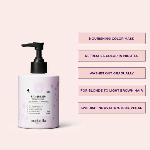 VIP Extensions Maria Nila Color Refresh, 10.1 oz Semi-Permanent Hair Color Misty Rose