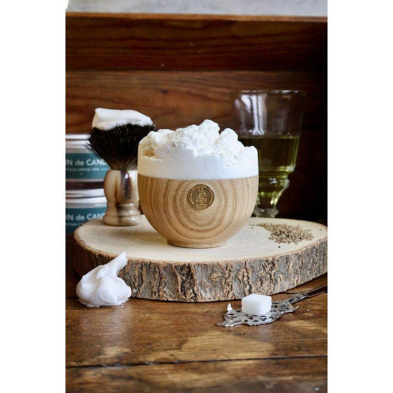 Martin De Candre Martin de Candre Absinthe Shaving Soap Wooden Bowl Edition 200g Shaving Soap Black