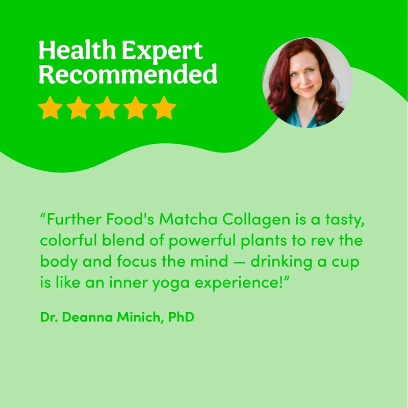 Further Food Matcha Collagen Peptides Powder Collagen Pale Green 1 Pack,2 Pack,3 Pack
