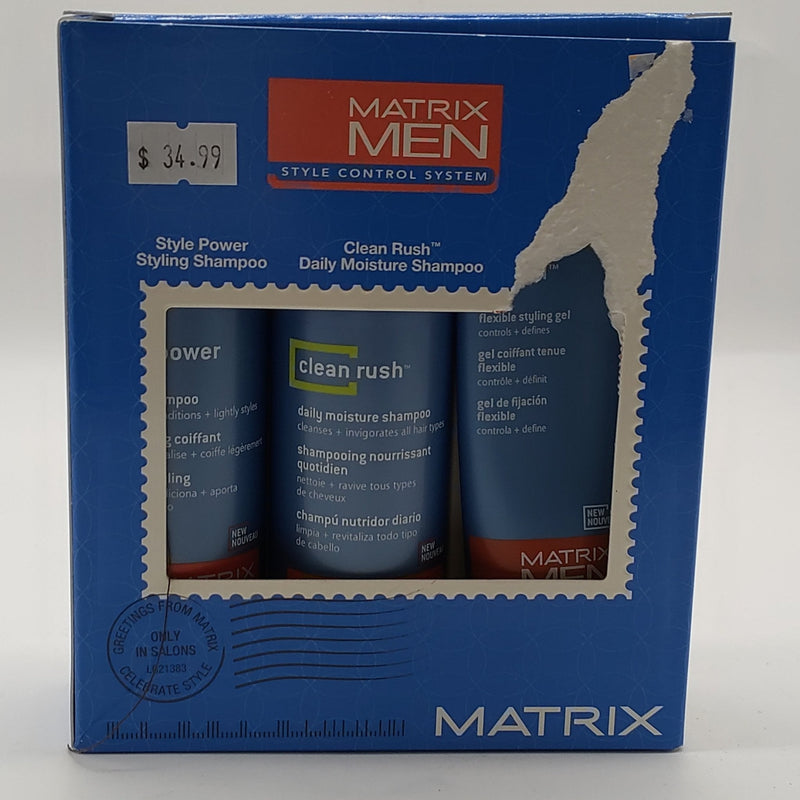 VIP Extensions Matrix Men Style Control System Hair Care Kit Midnight Blue