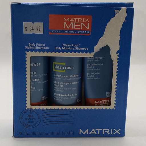 VIP Extensions Matrix Men Style Control System Hair Care Kit Midnight Blue