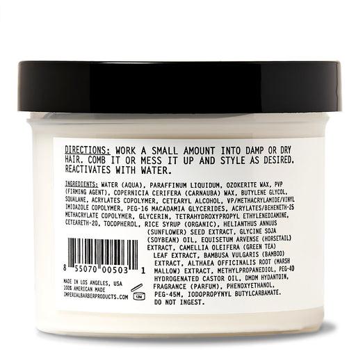 Imperial Barber Products Matte Pomade Paste - 5 oz. Hair White Smoke