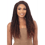 VIP Extensions Mayde Beauty Braid 2X Passion Twist, 18" Hair Extension White Smoke 1,1B,2,4,CherryWine,T530,T30,T27,TGrey