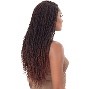 VIP Extensions Mayde Beauty Braid 2X Passion Twist, 18" Hair Extension White Smoke 1,1B,2,4,CherryWine,T530,T30,T27,TGrey