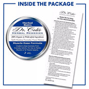 COLEHERBALS LLC 19 - Dr. Cole's Muscle Ease Herbal Balm Herbal White Smoke