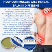 COLEHERBALS LLC 19 - Dr. Cole's Muscle Ease Herbal Balm Herbal White Smoke
