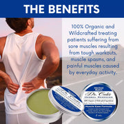 COLEHERBALS LLC 19 - Dr. Cole's Muscle Ease Herbal Balm Herbal Gray