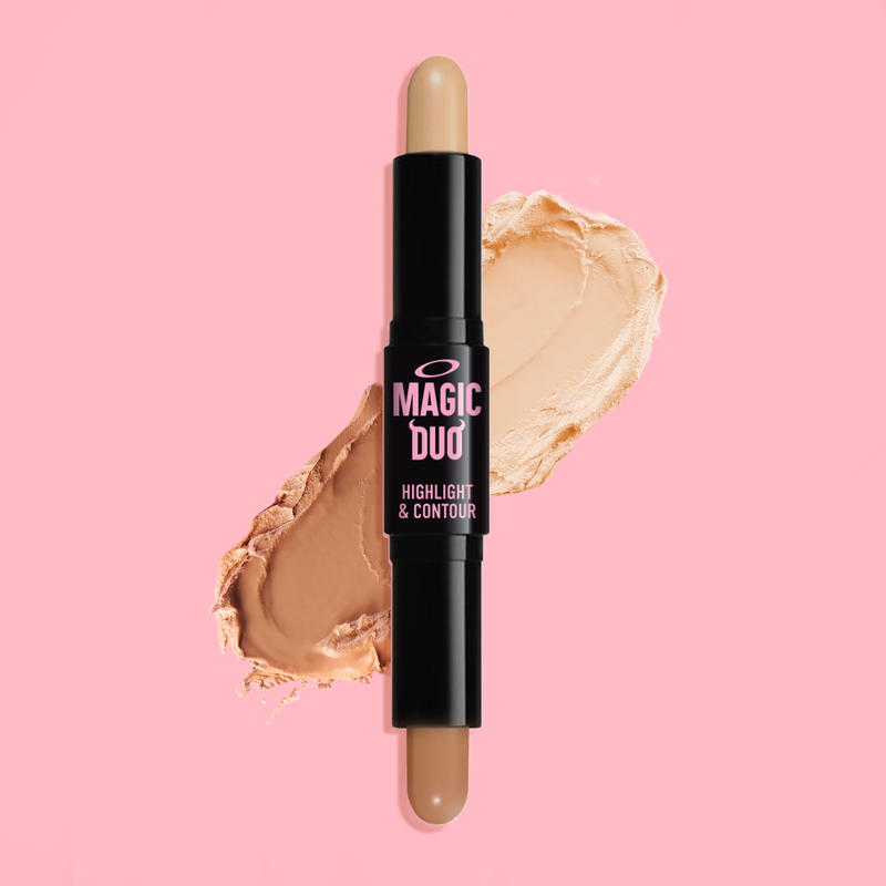 Rude Cosmetics Magic Duo Highlight and Contour Contour Light Pink Medium