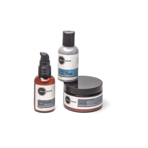 Heliotrope San Francisco Medium Shaving Box Box / Kit Gray