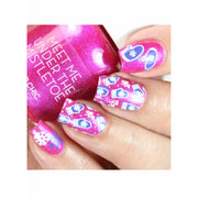UberChic Beauty Jingle All The Way, (Christmas-05) Stamping Plate Pink