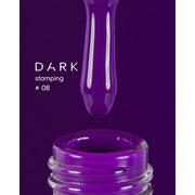 nbmsupply DARK STAMPING POLISH PURPLE № 08, 8 ML  Article : S008 Midnight Blue