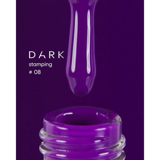 nbmsupply DARK STAMPING POLISH PURPLE № 08, 8 ML  Article : S008 Midnight Blue