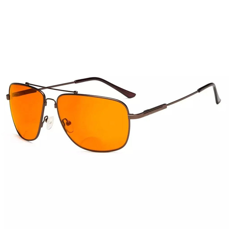 eyekeeper.com Memory Frame Bifocal Blue Light Blocking Readers DSSG1801 Eyeglasses White Smoke Brown / +1.00,Brown / +1.50,Brown / +2.00,Brown / +2.50,Brown / +3.00