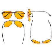 eyekeeper.com Memory Titanium Blue Light Blocking Eyeglasses DS1802 Eyeglasses Orange Black / without magnification,Brown / without magnification,Silver / without magnification