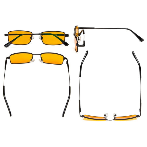 eyekeeper.com Titanium Frame Blue Light Blocking Eyeglasses Kids DSK1802 Eyeglasses Goldenrod Silver / without magnification,Gunmetal / without magnification,Gold / without magnification,Brown / without magnification,Black / without magnification
