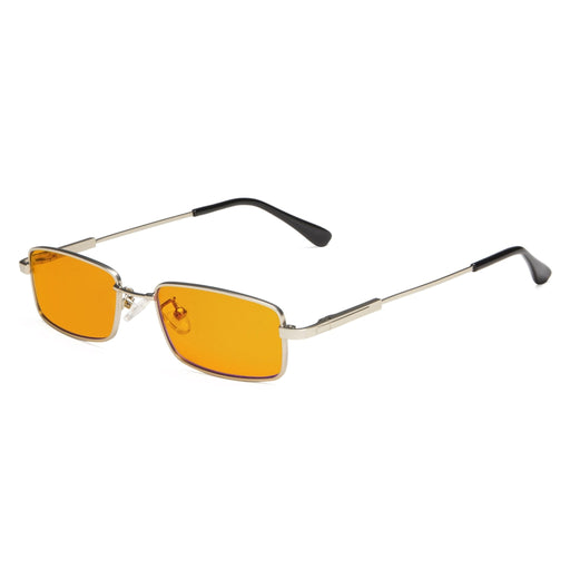 eyekeeper.com Titanium Frame Blue Light Blocking Eyeglasses Kids DSK1802 Eyeglasses White Smoke Silver / without magnification
