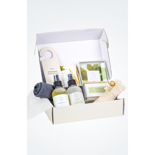 Lizush Massage couple Gift Box For Men and Women, Special soothing and massaging Set White Smoke No,Yes